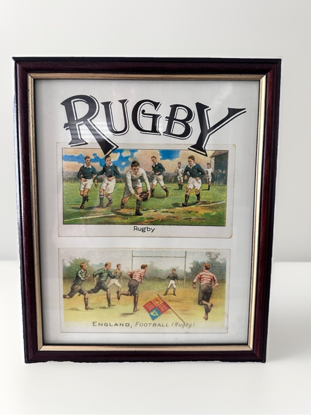 Framed Vintage Early Football Print VINTAGE 9X11